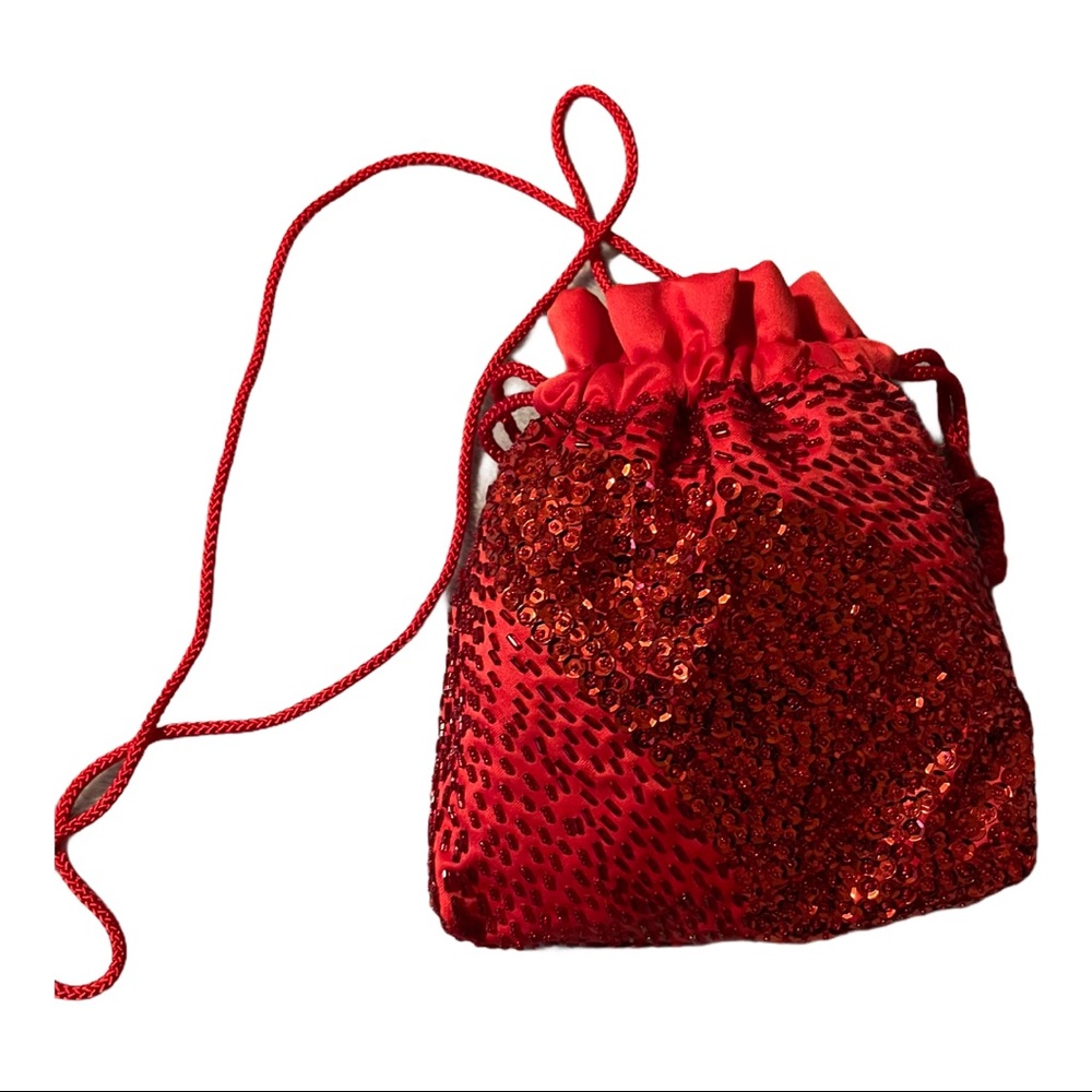 Milor Handmade sequin and beads boho crossbody bag